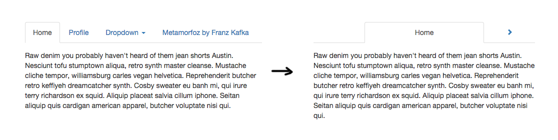 Responsive Bootstrap Tabs - Hayat bir alem :)